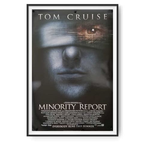 Minority Report (2002) Original Advance US One Sheet Poster - Cinema Poster Gallery