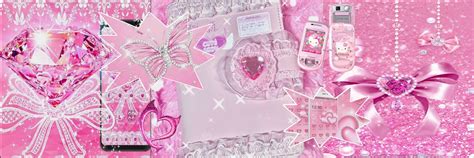 header by me ♡ | Header banner, Pink aesthetic, Pink