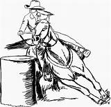 Barrel Horse Drawing Coloring Pages sketch template