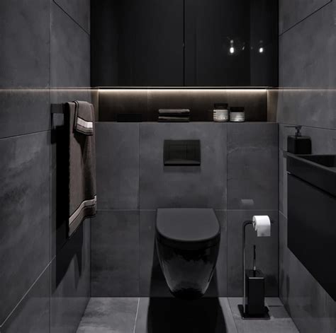 Pin by Elay on toilet | Black bathroom, Bathroom interior design, Bathroom design luxury