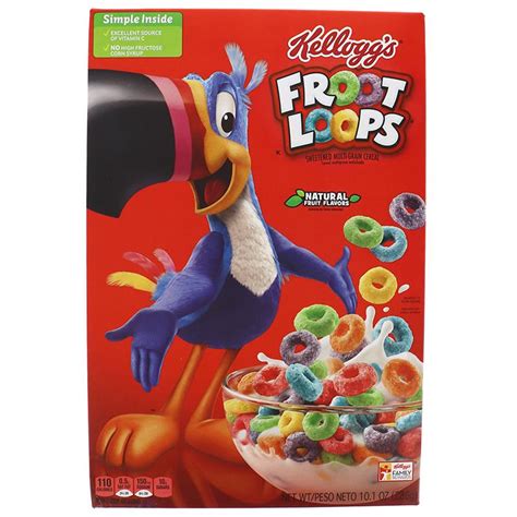 Surprise Toy Boxes Loops froot box cereal kelloggs 7oz sold