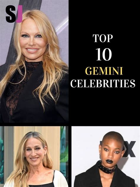 Top 10 Gemini Celebrities