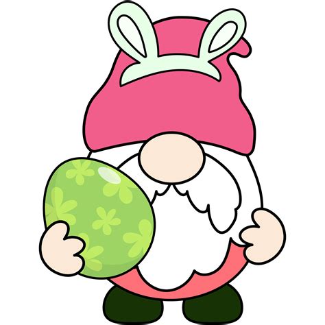 Gnomes Easter Filled clipart 12376024 PNG