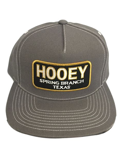 Hooey - HOOey Hat Mens Baseball HOOey Texas Patch One Size Gray 1713T - Walmart.com - Walmart.com