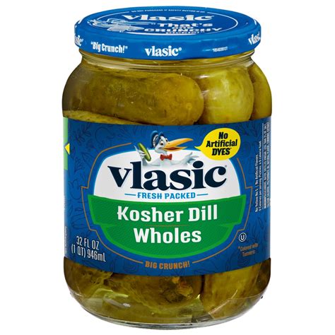 vlasic kosher dill spears nutrition info