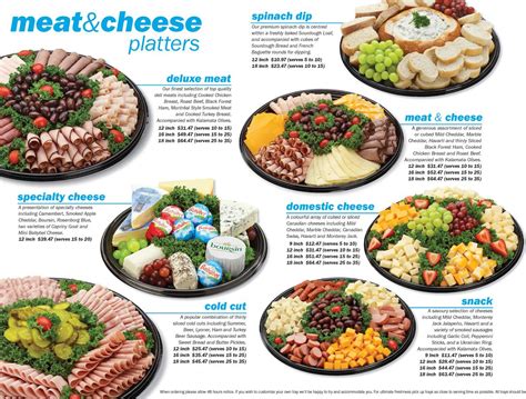 costco deli platters menu