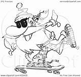 Royalty Free RF Clipart Illustration Of Coloring Page Line Art  sketch template