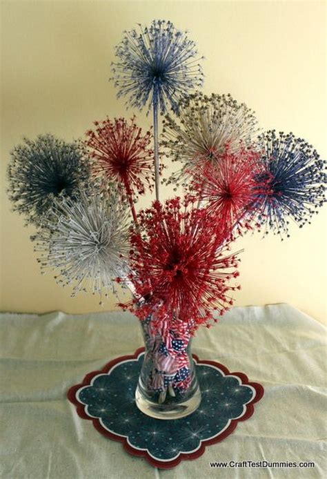 15 Festive DIY Table Centerpiece for 4th of July With Lots of Tutorials - For Creative Juice