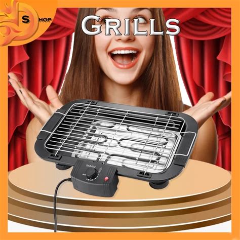 The new 2022 Electric BBQ Grill Household Electric Grill Smokeless Indoor Barbecue Skewers Tool ...