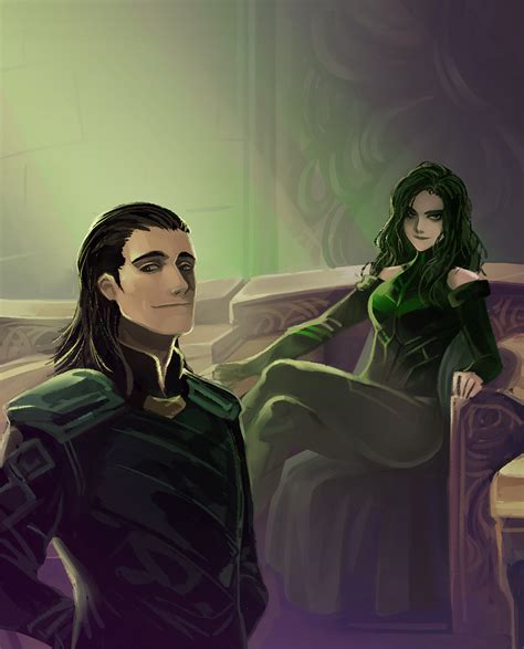 Thor 3 Ragnarok : Hela and Loki by Mushstone on DeviantArt