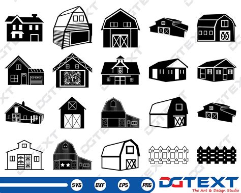 Barn SVG Barn Vector Silhouette Cricut File Clipart - Etsy UK