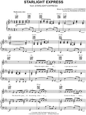 "Starlight Express" Sheet Music - 5 Arrangements Available Instantly - Musicnotes