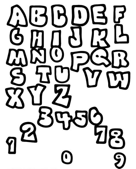 13 Free Alphabet Fonts Images - 3D Graffiti Alphabet Fonts, Printable ...