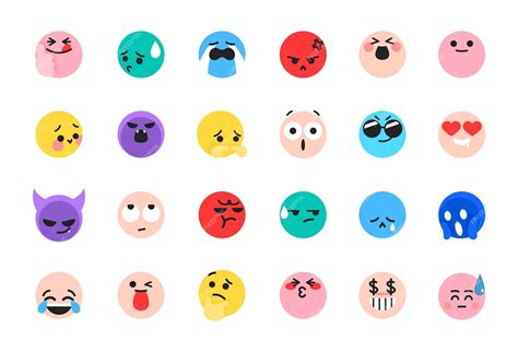 Premium Vector | Collection of cute emoticons tiktok emojis set for ...