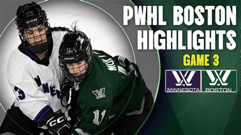 PWHL Boston Win Dramatic, Double OT Game 4 Vs. Minnesota