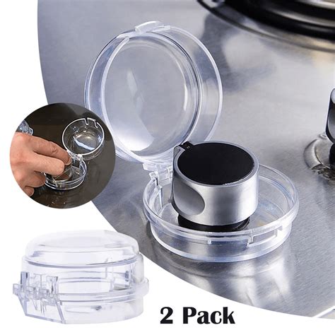 Buy Pair of Universal Kitchen Gas Stove Knob Covers Without Lock ...