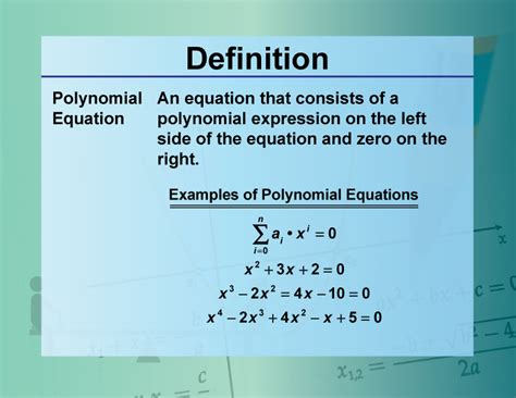 Polynomial Expression