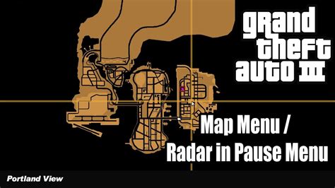 GTA 3 - Map Menu / Radar in Pause Menu (Mod) - YouTube