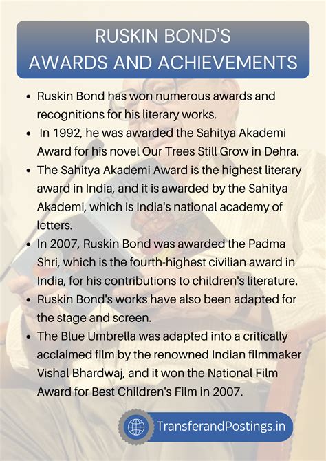 Paragraph On Ruskin Bond: A Brief Overview Of The Indian Author ...