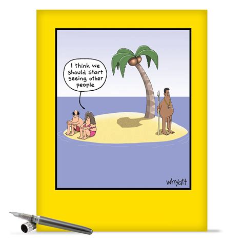 J8409 Jumbo Funny Birthday Greeting Card: 'See Other People Tim Whyatt ...