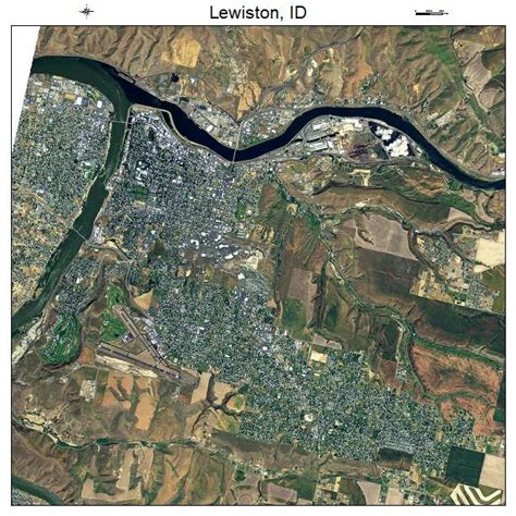 Aerial Photography Map of Lewiston, ID Idaho