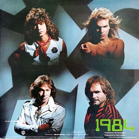 Back cover art of Van Halen's 1984 album | Van halen, Iconic album ...