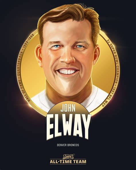 #NFL: John Elway is one of 10 QBs selected to the #NFL100 All-Time Team! 2x Super Bow... #Big4 ...