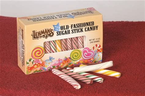 Lehman's Old-Fashioned Sugar Stick Candy 34 Pcs per box $3.95 Assorted box: Cherry, Cinnamon ...