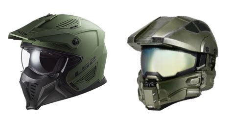 Master Chief Motorcycle Helmet Dot