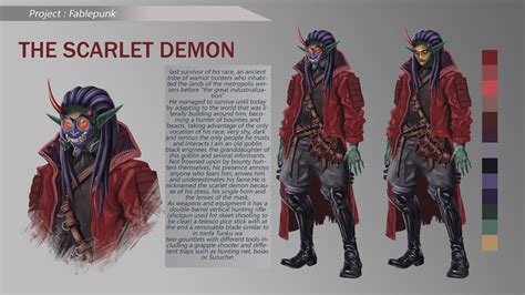 ArtStation - The Scarlet demon