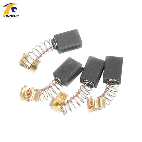 TUNGFULL 6Pcs Mini Drill Electric Grinder Replacement Carbon Brushes Spare Parts For Electric ...