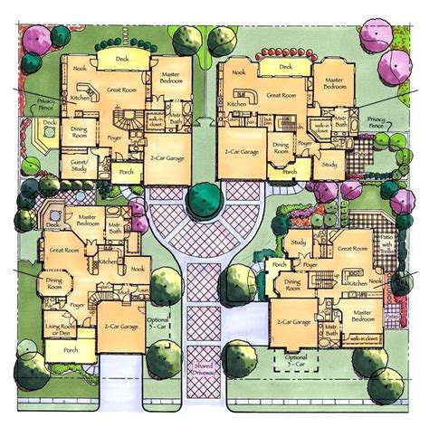 Cluster House Floor Plan - floorplans.click