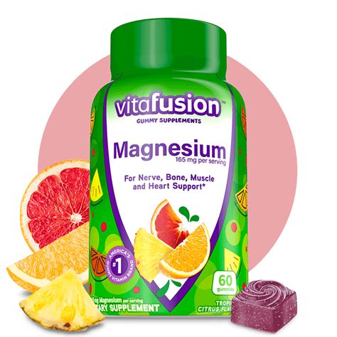 Magnesium Supplement Gummies | Adult Vitamins | vitafusion™