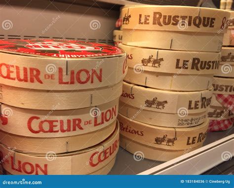 Coeur De Lion Camembert and Le Rustique Cheese Editorial Photo - Image ...