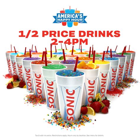 When is happy hour at Sonic? | The US Sun