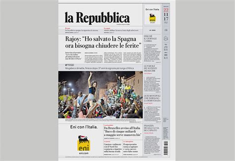 La Repubblica Newspaper Redesign on Behance