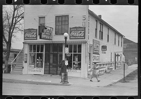 Drugstore, Ray, North Dakota October 1937 by Russell Lee. : northdakota