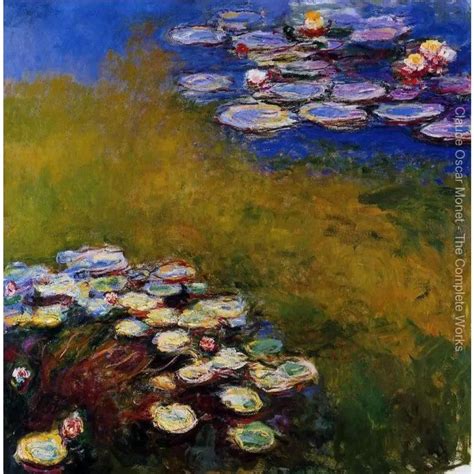 Water Lilies 32 by Claude Monet Oil paintings reproduction Landscapes ...