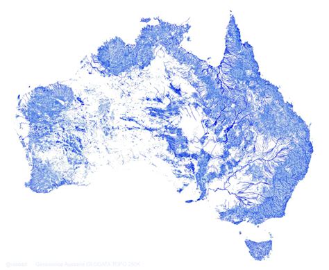 See Australia's rivers and streams beautifully mapped out