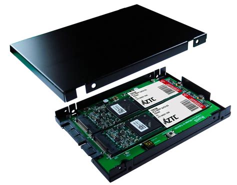 ZTC RAID Series M.2 NGFF to SATA III 2.5-inch Enclosure Board. Supports RAID 0/1, JBOD speed up ...