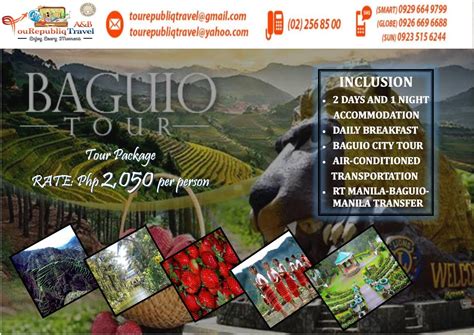 Baguio City is home to many tourist spots and is a weekend getaway of ...