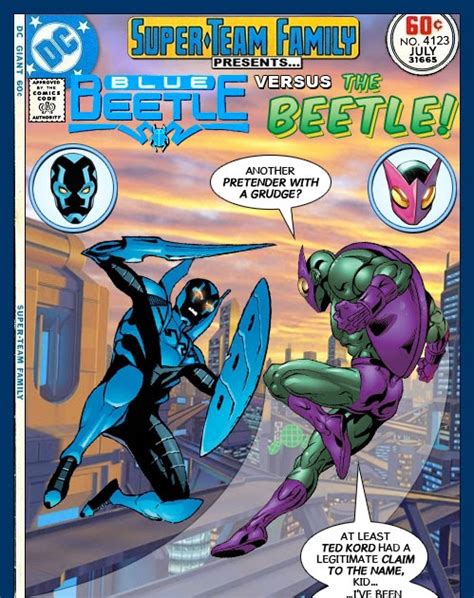 Super-Team Family: The Lost Issues!: Blue Beetle Vs. The Beetle in: "Beetle Battle Two!"