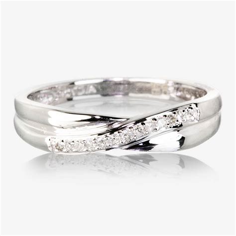 9ct White Gold Diamond Eternity Ring | Warren James