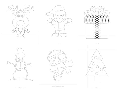 Printable Christmas Coloring Pages - PinkWhen