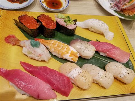 Nigiri sushi platter in Tokyo : r/JapaneseFood