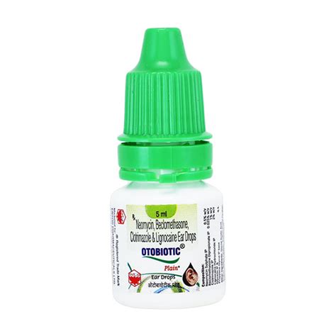 OTOBIOTIC PLAIN EAR Drops 5ml : Price, Uses, Side Effects | Netmeds