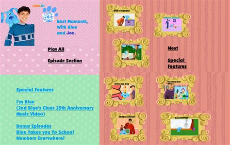 Custom/Fanmade Blue's Clues DVD Menu #2 by BluesCluesFanatic21 on ...