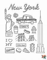20 New York Coloring Pages For Kids  ColoringPagesWK sketch template
