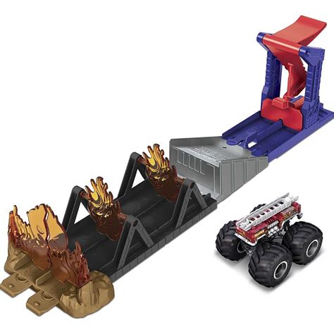 Mattel Hot Wheels Monster Trucks Hero Play Fire Through GYL09 / GYL12 | Toys-shop.gr