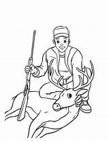 Deer Hunting Isolated Coloring Page For Kids 12697799 Vector Art At  sketch template